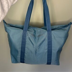 Giorgio Armani Large Light Blue Nylon Tote bag